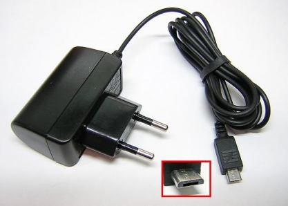 СЗУ micro-USB, 5.0V, 0.50A, встр. кабель, Sony-Ericsson CST-80, original