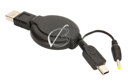 Кабель USB, mini USB, для эл.книг, планшетов (MID итд), с доп. штекером (2.5x0.7)
