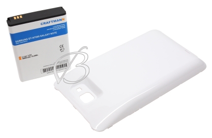 АКБ для Samsung GT-N7000 (Galaxy Note), GT-i9220 (EB615268VU), 5000mAh, белый, Craftmann