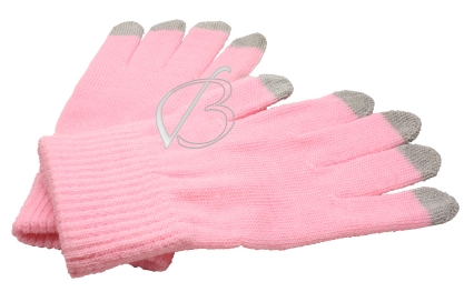 Перчатки для сенсорных экранов, GL-01P, розовые
