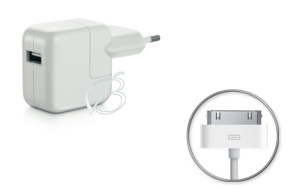 Адаптер питания сетевой 5.00V, 2.10A, USB-A для Apple iPad, iPhone, iPod, c USB-кабелем