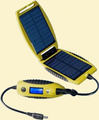 АКБ для мобильных устройств, внешняя, на солн. элементах, 2200mAh, PM Explorer, желтая