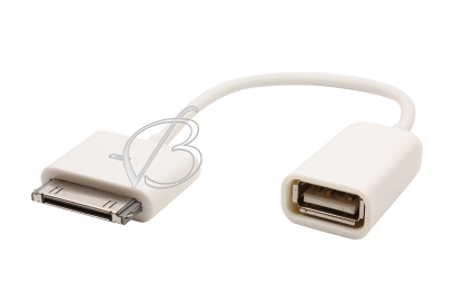 Переходник (кабель) USB(f) - Apple 30pin (OTG), для Apple iPad, iPad2, i-K03