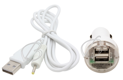 АЗУ 5.0V, 2.00A, 2.5x0.7, c USB кабелем, для электронной книги, планшета, белый, oem