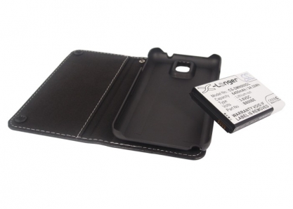 АКБ для Samsung SM-N900, SM-N9000 Galaxy Note 3 (B800BE), 6400mAh, черный, с чехлом, CS (Pitatel)