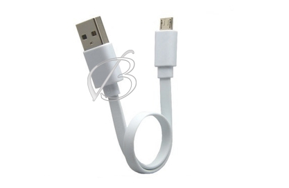 Кабель USB - micro-USB, 0.2m (короткий), белый, oem