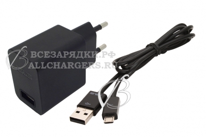 СЗУ c USB выходом, 5.2V, 2.00A, 1x USB, кабель micro-USB, ASUS, original