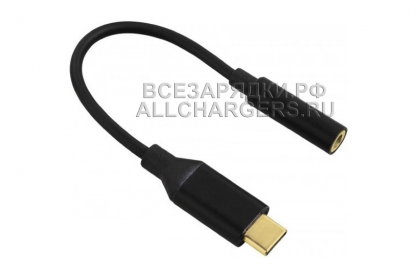 Переходник USB Type-C - Jack 3.5mm, кабель, для подключения наушников (колонок), oem