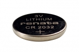 Батарея CR2032, 3.0V, Lithium, 1шт, Renata