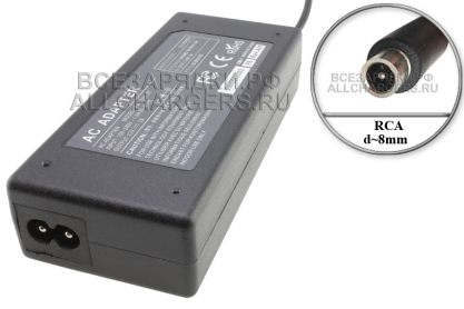 СЗУ 42.0V, 2.00A, RCA 8mm, для гироскутера, электро- самоката и др., oem