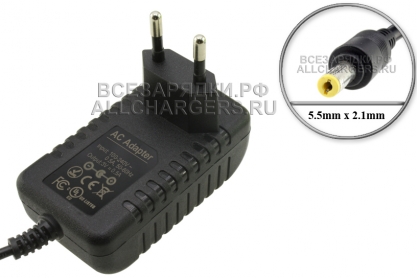 Адаптер питания сетевой 3.0V, 0.35A, 5.5x2.1 (FV030035WR51), для различного оборудования, oem
