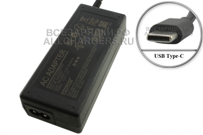 Адаптер питания сетевой для ноутбука Chuwi 12.0V, 2.00A, USB Type-C (KA1440-1202000), отд. шнур, oem