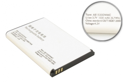 АКБ для Philips E311, X331, X516, X518, X603, X713, X809, X815 (AB1530DWMC), 1530mAh, oem