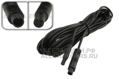 Кабель мультимедийный, PVC 4pin (f) - PVC 4pin (m), удлинитель, 5m, для камеры заднего вида, oem