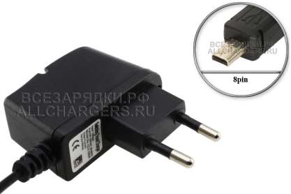 Адаптер питания сетевой 5.0V, 0.50A, 8pin, для Cowon iAudio i9, oem