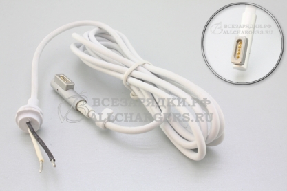 Кабель для адаптера питания со штекером Magsafe1, 85W, L-образный штекер, oem