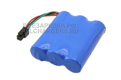 АКБ Li-Ion, 18650 3S1P, 11.1V, 4pin (3ICR19/66, 86089, 86089FV), для Normatec Pulse PPS-101, oem