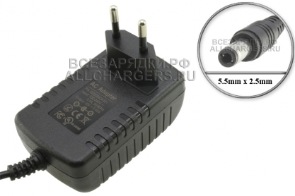 СЗУ 20.0V, 0.45A, 5.5x2.5 (432200624321, AC200045W), для пылесоса Philips, oem