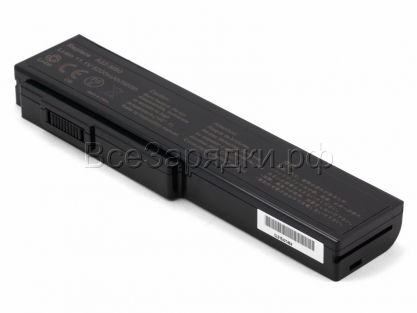 АКБ для Asus G50, M50, N53, PRO64, X55s, X57, X64 (A32-H36, A32-M50, A32-N61), станд, 5200mAh