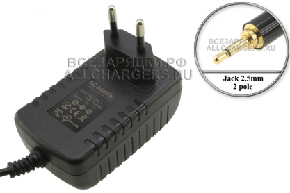 Адаптер питания сетевой 12.0V, 1.00A, Jack 2.5mm 2pole, для маникюрного фрезера, oem