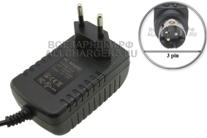 Адаптер питания сетевой 12.0V, 2.50A, 3pin (PSAC30U-120L6), вилка, для Datalogic, oem