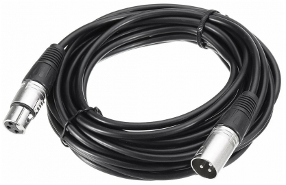 Кабель XLR 3pin (f) - XLR 3pin (m), удлинитель, 10.0m, oem