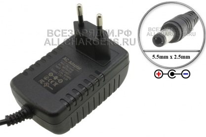 Адаптер питания сетевой 7.5V, 0.50A, 5.5x2.5, отриц. пол. (TB-164B, PN-164B), для весов AND, oem