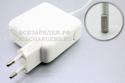 Адаптер питания сетевой для ноутбука Apple 14.5V, 3.10A, 45W, MagSafe1, с вилкой, oem