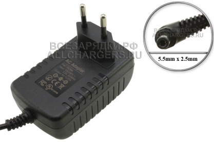 Адаптер питания сетевой 8.0V, 2.25A, 5.5x2.5, угловой, (Au-79DMe, PN-79DMW), вилка, для POS, oem