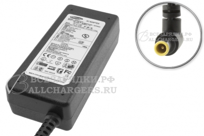 Адаптер питания сетевой 12.0V, 3.33A, 6.5x4.4 (AD-3612S), для монитора Samsung, original