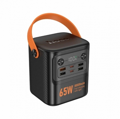 АКБ внешняя для мобильных устройств, 80000mAh, 65W, 4x USB, 2x Type-C, QC3.0, PD, oem