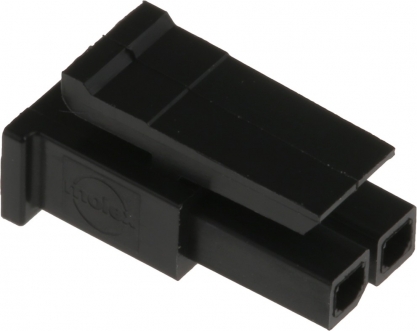 Разъем micro-FIT 3.0 2pin 2x1, гнездо (f), на кабель, корпус без терминала