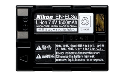 АКБ Nikon EN-EL3a 7.4V 1500mAh Li-Ion