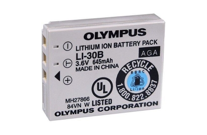 АКБ Olympus Li-30B, 3.6V, 645mAh Li-Ion