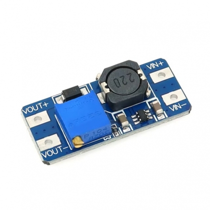 Переходник (конвертер) DC-DC, повышающий, 20W, input:2V - 24V, output:2V - 28V
