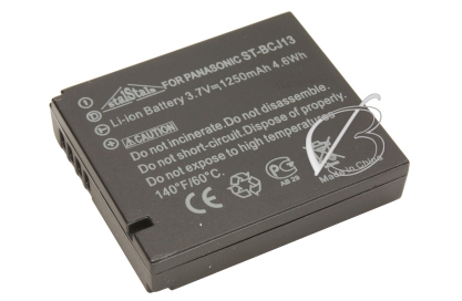 АКБ для Panasonic (DMW-BCJ13E), 1250mAh, STALS ST-BCJ13-N