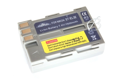 АКБ для Nikon (EN-EL3e), 1400mAh, STALS ST-EL3E