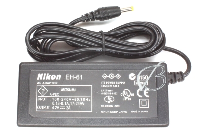 Адаптер питания сетевой 4.2V, 2.00A, 4.0x1.7 (EH-61), для Nikon, oem