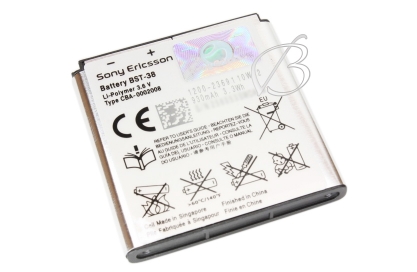 АКБ для Sony Ericsson F100, K770i, K850i, S500i, T650i, U20i, W150 (BST-38), 930mAh, Sony