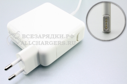 Адаптер питания сетевой для ноутбука Apple 16.5V, 3.65A, 60W, MagSafe1, с вилкой, oem