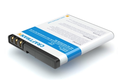 АКБ для Nokia N95 (BL-5F), 1600 mAh, усиленный, бежевый, Craftmann
