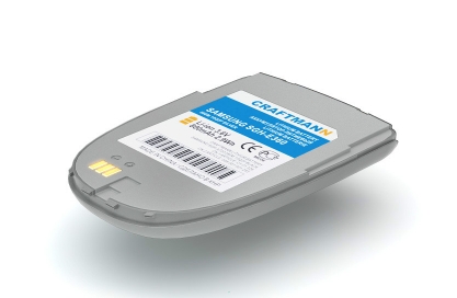 АКБ для Samsung SGH-E360 (BST5058BE), 800mAh, серебристый, Craftmann