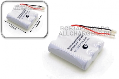 АКБ для радио- телефона T110, T160, T236 (3x AA), 3.6V, Ni-MH, 1300mAh, Robiton