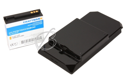 АКБ для HTC P3700 Touch Diamond, P3100 CDMA (DIAM160), 1800mAh, черный, Craftmann