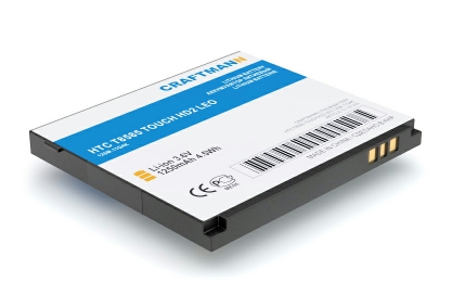 АКБ для HTC T8585 Touch HD2 Leo (BA S400, BB81100), 1100mAh, Craftmann
