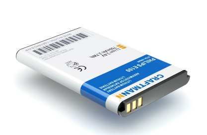 АКБ для Philips E100, M200, X312, X320 (AB0820CWM, AB1050BWM), 750mAh, Craftmann