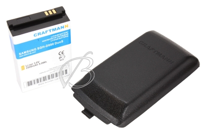 АКБ для Samsung SGH-D880 DuoS (AB553850DE), 2500mAh, черный, Craftmann