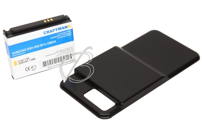 АКБ для Samsung SGH-i900 WiTu Omnia (AB653850CE), 2200mAh, черный, Craftmann