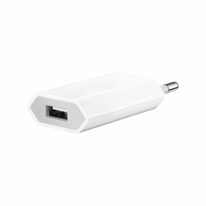 СЗУ c USB выходом, 5.0V, 1.00A, 1x USB, белый, Apple MD813ZM/A, original, box