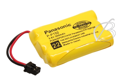 АКБ для радио- телефона T207, P102 (T-207, HHR-P102, P-P102), 3.6V, 300mAh, Panasonic HHR-P102